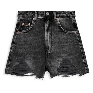 Topshop Ripped Mom Shorts